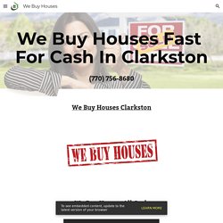 We Buy Houses - We Buy Houses Clarkston GA
