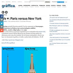 We ♥: Paris versus New York