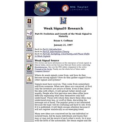 weak signal research 4