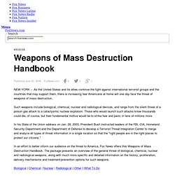 Weapons of Mass Destruction Handbook