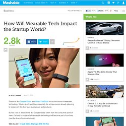 How Will Wearable Tech Impact the Startup World?