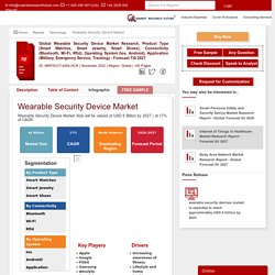 Wearable Security Device Market Research Report - Forecast to 2023