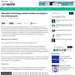 Wearable technology market trends and scope in the coming years