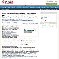 Global Wearable Technology Market Research Report 2018