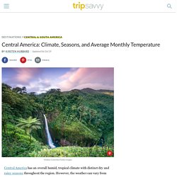 The Weather and Climate in Central America