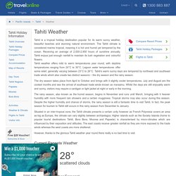 Weather Forecast for Tahiti