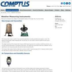 High Quality Weather Measuring Instruments by Comptus Inc