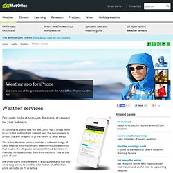 Weather services