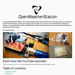 Open Weather Station - the arduino open source weather station