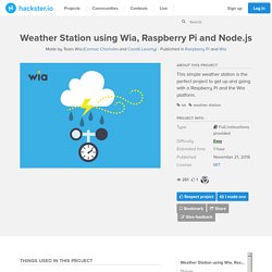 Weather Station using Wia, Raspberry Pi and Node.js