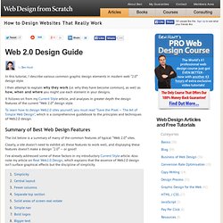 Web 2.0 how-to design style guide
