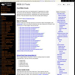 WEB 2.0 Tools