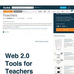 Web 2.0 Tools for Teachers