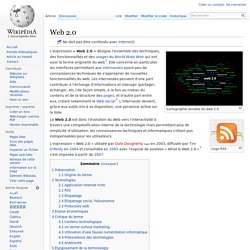 Définition web2.0 WIKIPEDIA