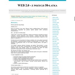 WEB 2.0 - z pozycji 50-latka