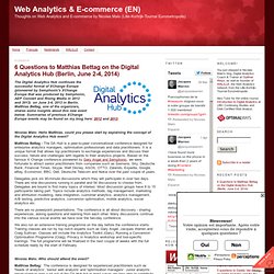 Web Analytics & E-commerce (En)
