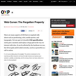 Web Cursor: The Forgotten Property