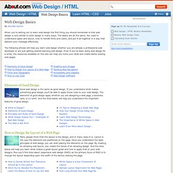 Web Design - Web Design Basics - Web Development - Web Site Design