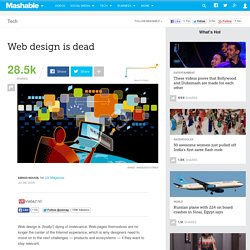 Web design is dead