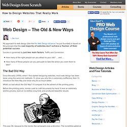 Web Design - The Old Way and The New Way