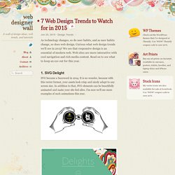 7 Web Design Trends to Watch for in 2015