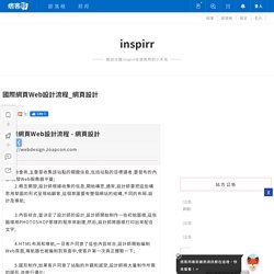 國際網頁Web設計流程_網頁設計 @ inspirr