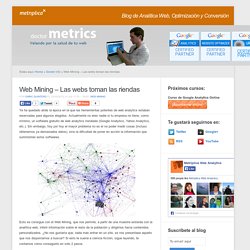 Web Mining – Las webs toman las riendas