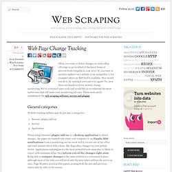 Web Page Change Tracking