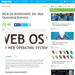 WEB OS RUNDOWN: 45+ Web Operating Systems