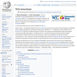 Wikipédia _ Web sémantique