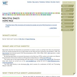 Web Style Sheets