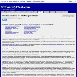 Web Test Tools