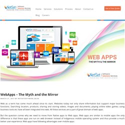 WebApps – The Myth and the Mirror