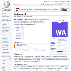 WebAssembly - Wikipedia