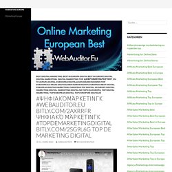 #ΨηφιακόΜάρκετινγκ #WebAuditor.Eu bitly.com/2AxRRfr Ψηφιακό Μάρκετινγκ #TopDeMarketingDigital bitly.com/2SG9L6G Top De Marketing Digital