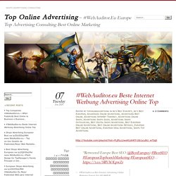 #WebAuditor.eu Beste Internet Werbung Advertising Online Top