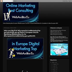 bitly.com/38p7EvE #EuropasOnLineMarketingTop goo.gl/viXUjR goo.gl/T6xhcC European OnLine Marketing #WebAuditor.Eu for #EuropeanOnLineMarketing goo.gl/i6LhHh