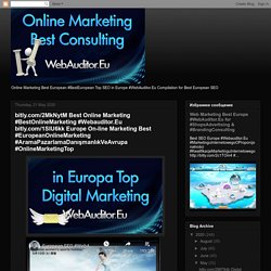 bitly.com/2MkNytM Best Online Marketing #BestOnlineMarketing #Webauditor.Eu bitly.com/1SIU6kk Europe On-line Marketing Best #EuropeanOnlineMarketing #AramaPazarlamaDanışmanlıkVeAvrupa #OnlineMarketingTop