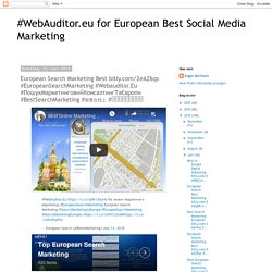 European Search Marketing Best bitly.com/2eAZ6qs #EuropeanSearchMarketing #Webauditor.Eu #ПошукМаркетинговийКонсалтингТаЄвропи #BestSearchMarketing #销售在线上 #최고의온라인브랜딩