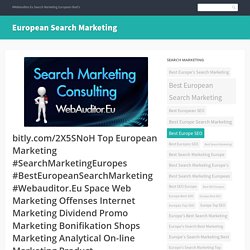 bitly.com/2X5SNoH Top European Marketing #SearchMarketingEuropes #BestEuropeanSearchMarketing #Webauditor.Eu Space Web Marketing Offenses Internet Marketing Dividend Promo Marketing Bonifikation Shops Marketing Analytical On-line Marketing Product