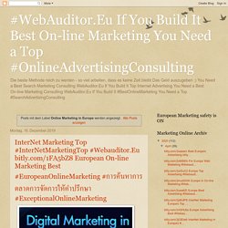 Online Marketing in Europe