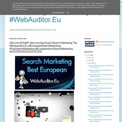 bitly.com/2r5ai6F bitly.com/2qzOywb Search Marketing Top #Webauditor.Eu #EuropeanSearchMarketing #TopSearchMarketing #EuropeanfromSearchMarketing #ਖੋਜਵਧੀਆਮਾਰਕੀਟਿੰਗਸਲਾਹ