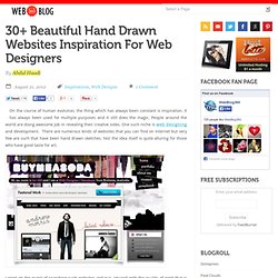 Beautiful Hand Drawn Websites Inspiration For Web Designers