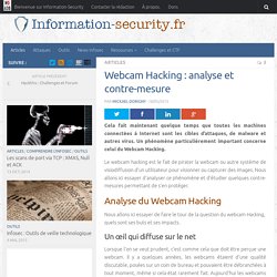 Webcam Hacking : analyse et contre-mesure