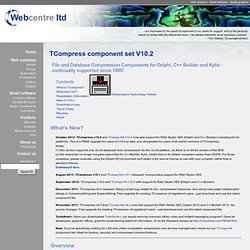 Webcentre Ltd TCompress component set V9.4