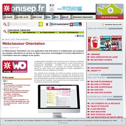 Webclasseur Orientation
