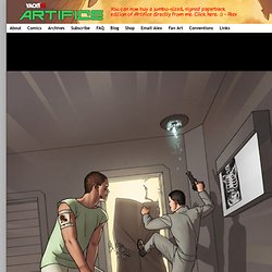 Page 88 of the Gay Sci-Fi Webcomic Artifice - Yaoi 911 Webcomics