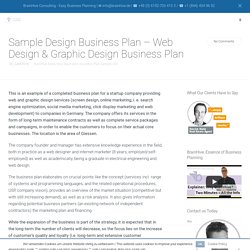 Full Webdesign Business Plan Sample
