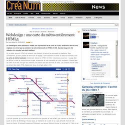 Webdesign : une carte du métro entièrement HTML5