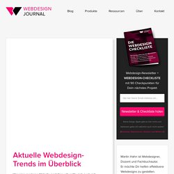 ➡ 32 Webdesign Trends im Überblick - Webdesign Journal